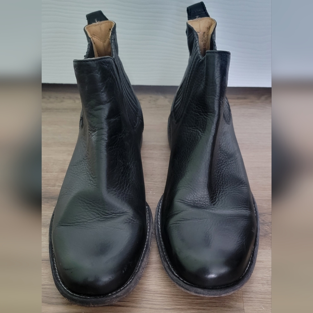 Frye Men's Black Leather Ankle Boots